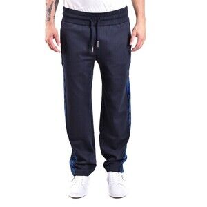 Missoni Sky Blue Trousers With Zigzag Pattern - NWT